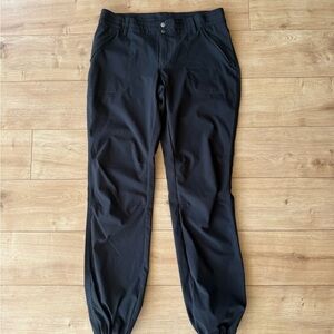 Kuhl Womens Hiking Pants Black Drawstring Ankle Outdoor Travel 10 Reg